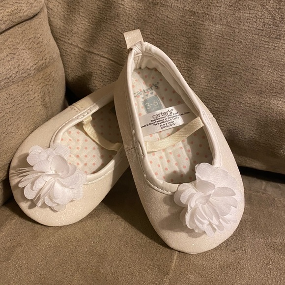 Carter's Other - Carters Baby | Infant Glittery Ivory | White Floral Crib | Dress Shoes |…